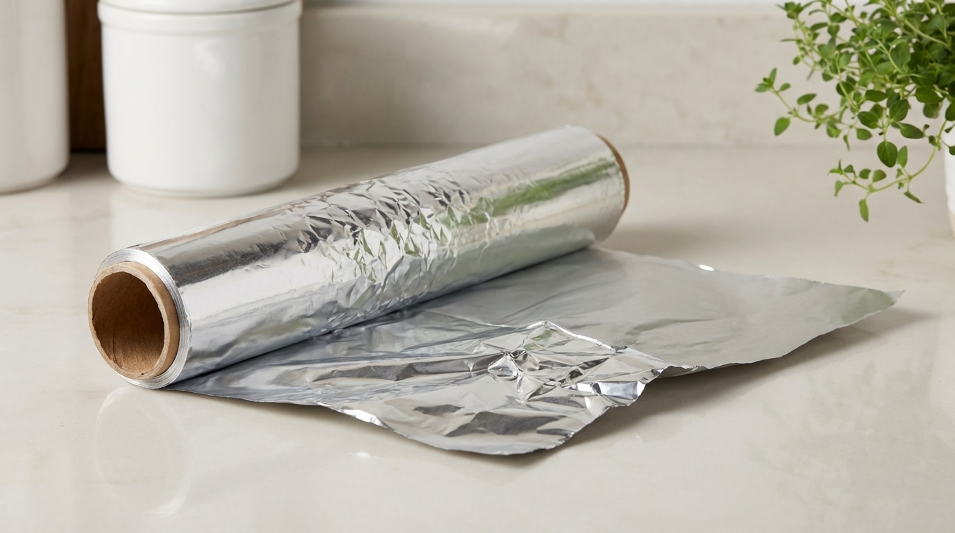 Wir alle glauben zu wissen, wie man sie verwendet... aber Aluminiumfolie hat zwei unterschiedliche Funktionen, je nachdem, ob sie glänzend oder matt ist.