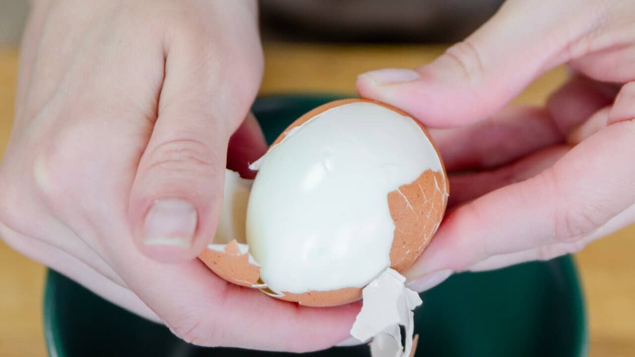 Kennen Sie diesen Trick mit der Nadel, mit dem Sie gekochte Eier im Handumdrehen schälen können?