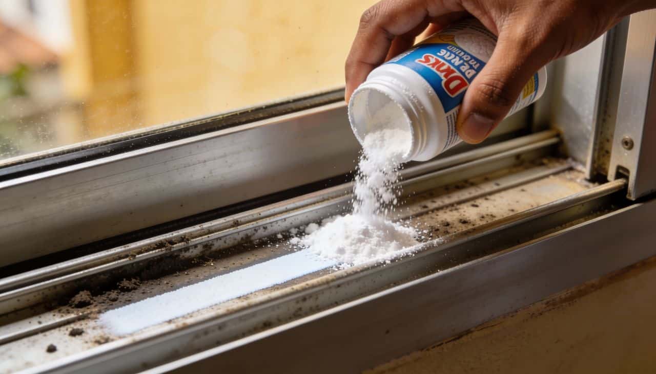 Fensterführungen mit Natriumbikarbonat bestreuen: Wozu dient das und welche Vorteile hat es?