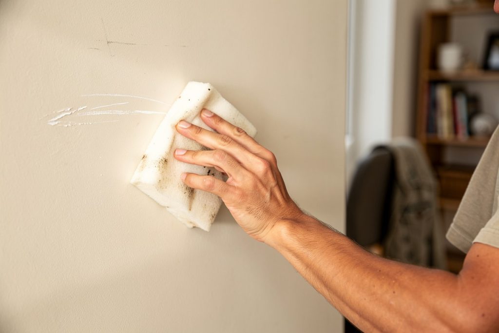 Express-Mittel von Profis zum Entfernen von Kratzern auf gestrichenen Wänden (ohne die gesamte Wand neu zu streichen)