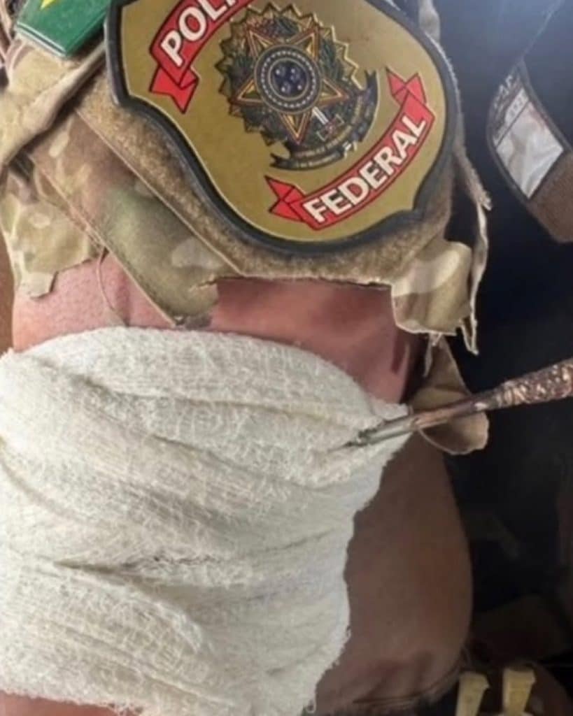 Policial federal é atingido por flecha em operação contra garimpo ilegal