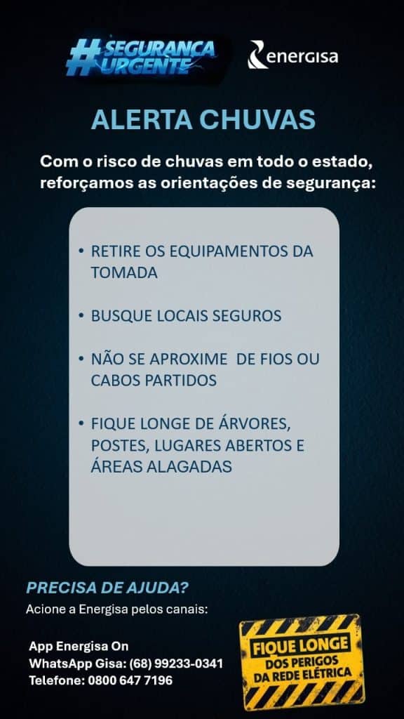 Vorhergesagte Regenfälle erfordern Vorsicht, um in den kommenden Tagen Stromunfälle zu vermeiden