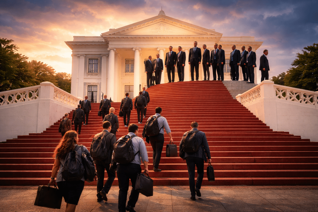 Wer steigt aus und wer bleibt im Boot der Macht; das harte Spiel der Nachfolge