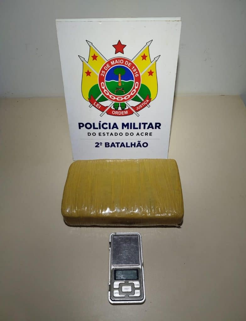 Polícia apreende 1 quilo de skunk em residência abandonada no Segundo Distrito de Rio Branco