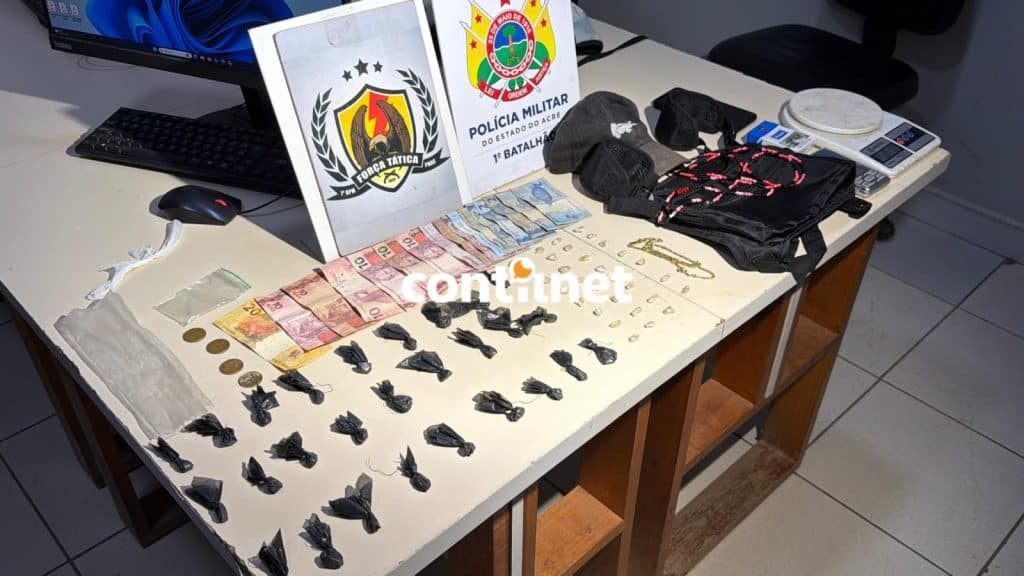 Mann wegen Drogenhandels bei Polizeieinsatz in Rio Branco festgenommen