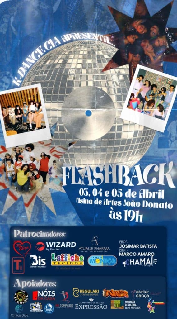 Espetáculo ‘Flashback’ promete viagem pelas décadas