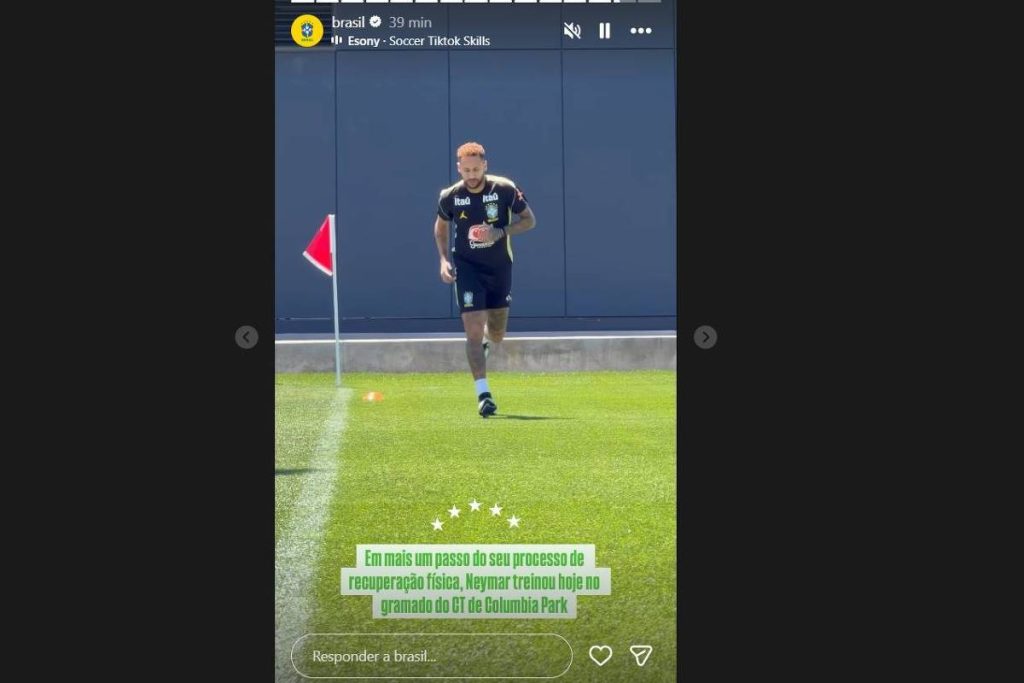 Neymar trainiert zum ersten Mal in den USA auf dem Feld – 16.06.2026 – Sport