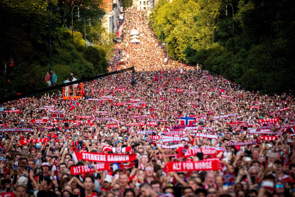 Das norwegische Team wird zu einer Party in Oslo begrüßt – 14.07.2026 – Sport